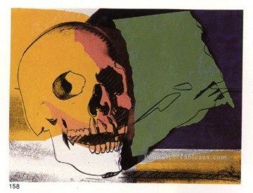 Cráneo 2 Andy Warhol Pinturas al óleo